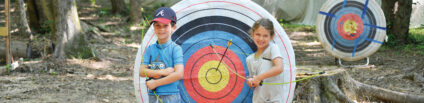 kids at archery